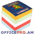Memo cube without gum, 90mm x 90mm, 870 separate pages, 80 gr., colour.