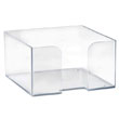 Tray for paper notes, transparent plastic, 9 * 9 * 5 cm.