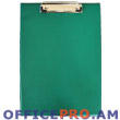 Clipboard A4, with upside clip,, green.