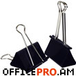 Binder clip, 41 mm, efficiently binds from 120 to 150 pages, 12 pieces in a pack.