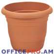 Flower pot, round shape, volume 10 l.