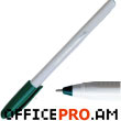 Ручка шариковая Cello TriMate, толщина написания 1,0 мм, зеленая.