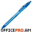 Ручка шариковая  с пружинным механизмом, Berlingo "Hyper", 1.00 мм,, синяя.