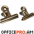 Binder clip, 22 mm, efficiently binds from 50 to 80 pages, 6 pieces in a pack.