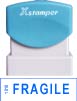 Stamp size 45mm, "FRAGILE"