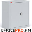 Metal filing cabinet SHAM-0.5-920/370, 1 shelf, 1 bolt lock, 832*920*370 mm, H*W*D, weight - 22 kg. Delivery within 3 business days.