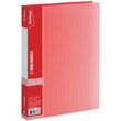 2 "O" type plastic ring binder, A4,  2.5 cm, red.