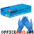 Gloves disposable, 50 pair., blue, M - size.