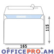 Envelope, white, peal & seal,  114 x 162mm  50 psc in a pack (for postcards).