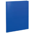Spring file, A4 format, cover thickness 450 mkm, blue.