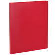Spring file, A4 format, cover thickness 450 mkm, red.