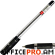 Ball pen, with elastic holder Cello Finegrip, black