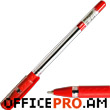 Ball pen, with elastic holder Cello Finegrip, red