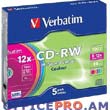 CD-RW 700 Mb, 52x, 5 pcs. In saparate plastic boxes.