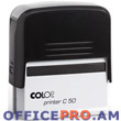 Stamp empty Colop Printer C 50, size 30 x 69 mm.