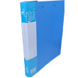 Lever clip folder, with inner pocket, A4 format, cover thickness 900 mkm, blue.