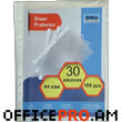 Файл полиэтиленовый высокого качества формат А4, 30 микрон, в упаковке 100 шт.
