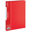 Lever clip folder, with inner pocket, A4 format, cover thickness 700 mkm, red.