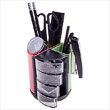 Desk Organizer "Stained Glass", 11-Piece, Rotatable, Black/Color.