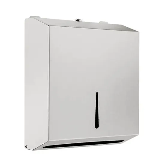 Դիսպենսեր մետաղական՝ նախատեսված է Z-աձև անձեռոցիկի համար, տարողությունը՝ 200 թերթ։