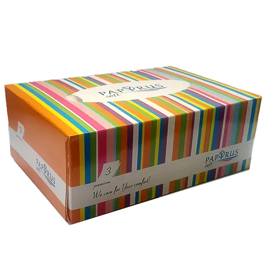 Napkins  3-ply in rectangular box, size 16.5x6x11.5 cm, 70 pcs