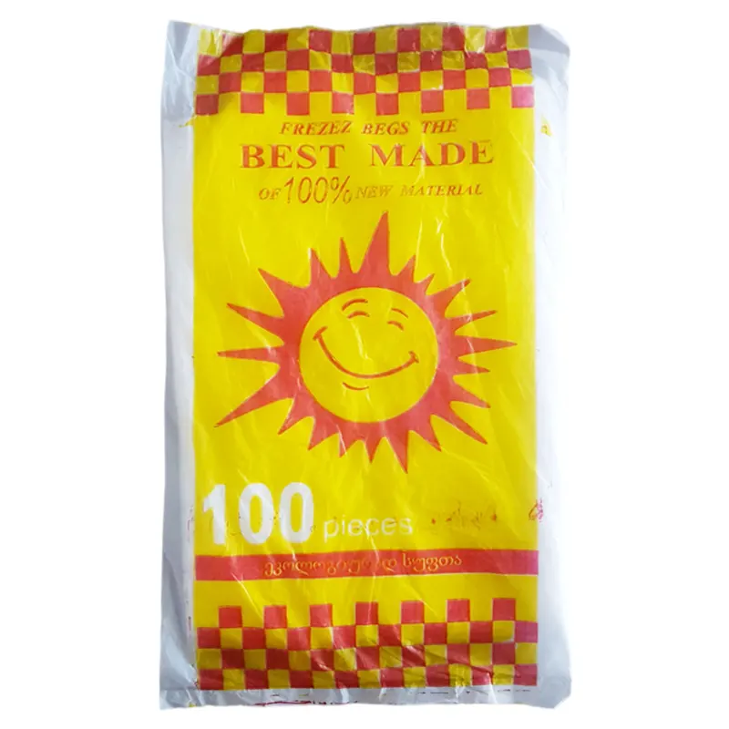 Полиэтиленовые пакеты прозрачные, тонкие, в упаковке 60шт