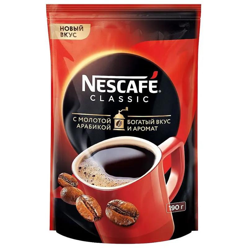 Սուրճ լուծվող Nescafe Classic, արաբիկայի համով, 190գր