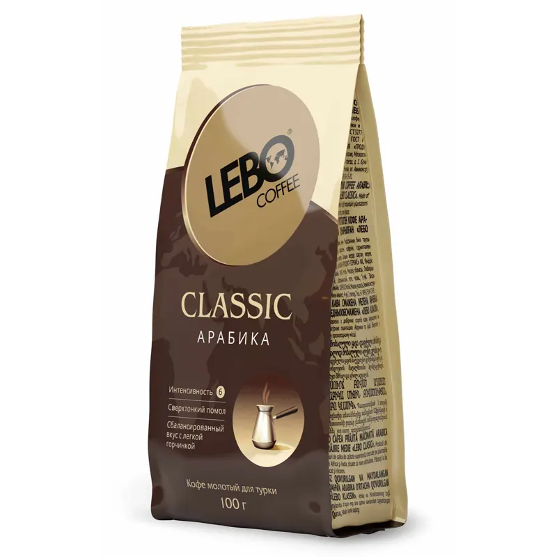 Coffee Lebo Classic, arabica, 100g