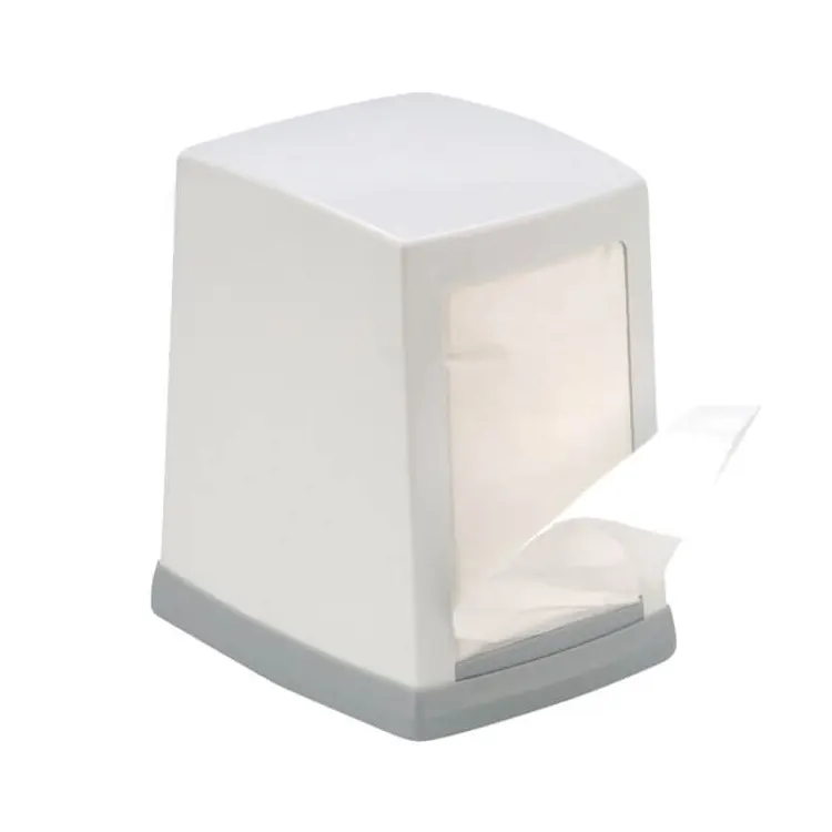 Napkin dispenser double sided white