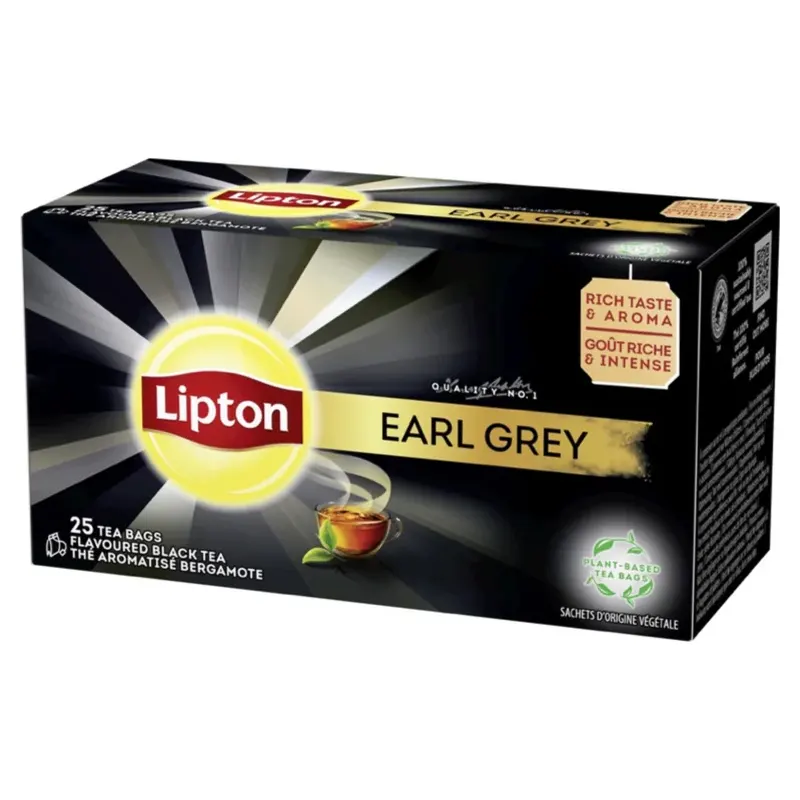 Чай Lipton в пакетиках. В упаковке 25 пакетов