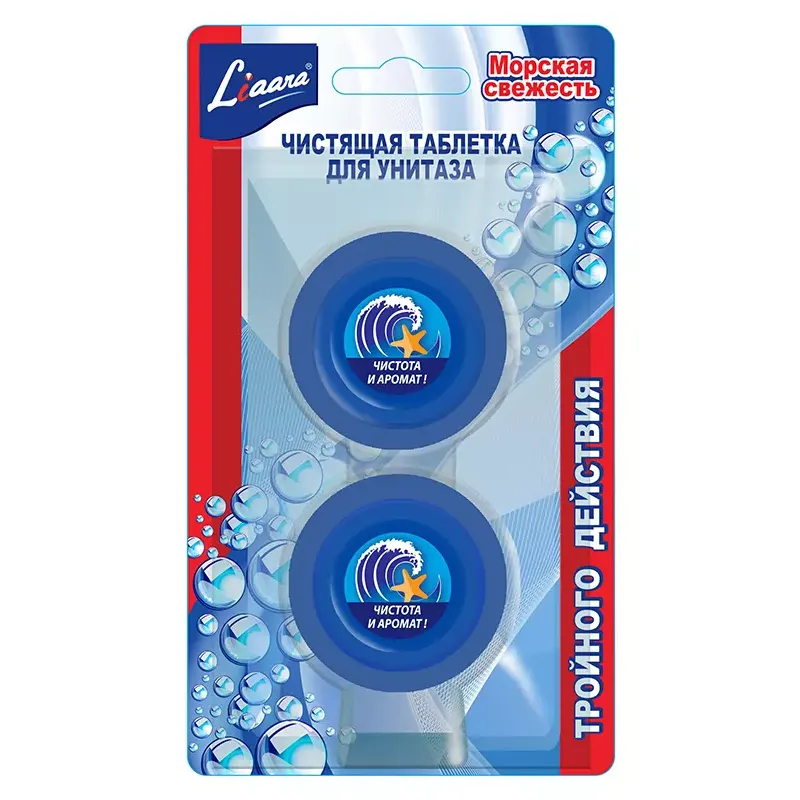 Toilet cleaning tablet Liaara, 2 x 50 g