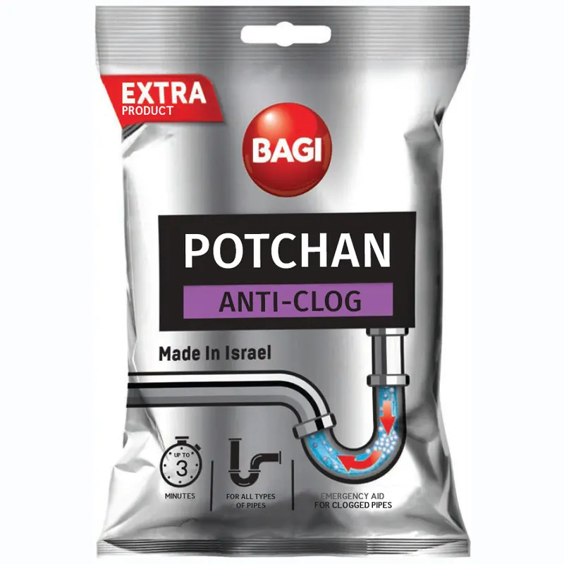 Способ прочистки засоренных труб  Bagi 70гр*48