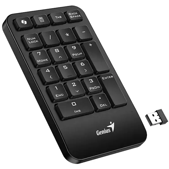Ստեղնաշար թվային անլար Genius NumPad 1000 Black 