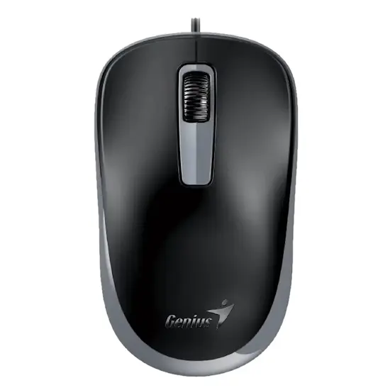Մկնիկ լարային օպտիկական GENIUS DX-125S USB Black+Grey