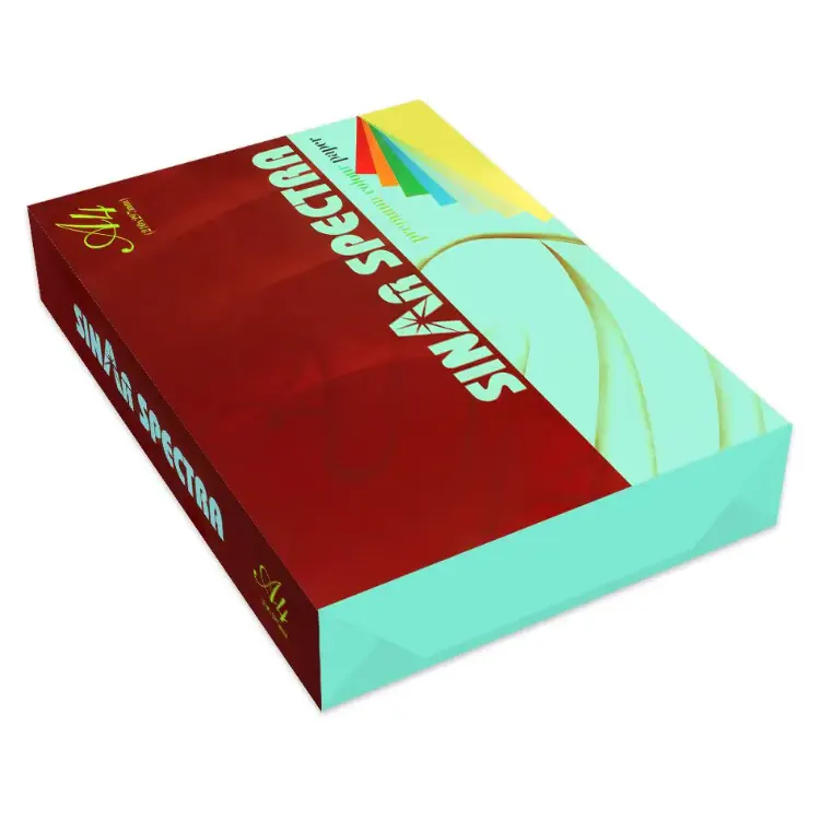 Бумага цветная, А4 80гр, 500 листов