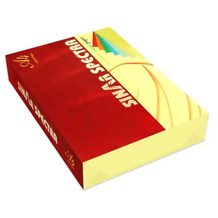 Бумага цветная, А4 80гр, 500 листов