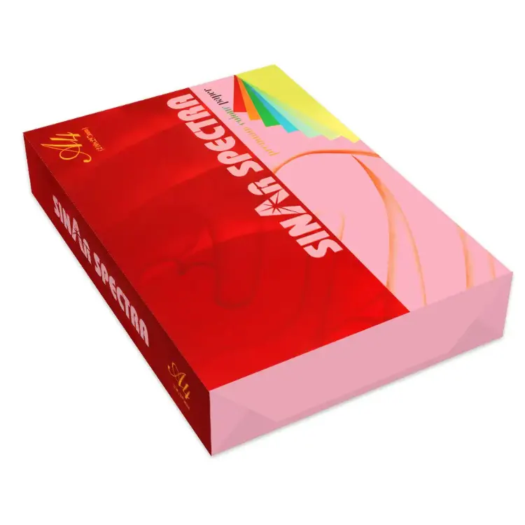 Бумага цветная, А4 80гр, 500 листов