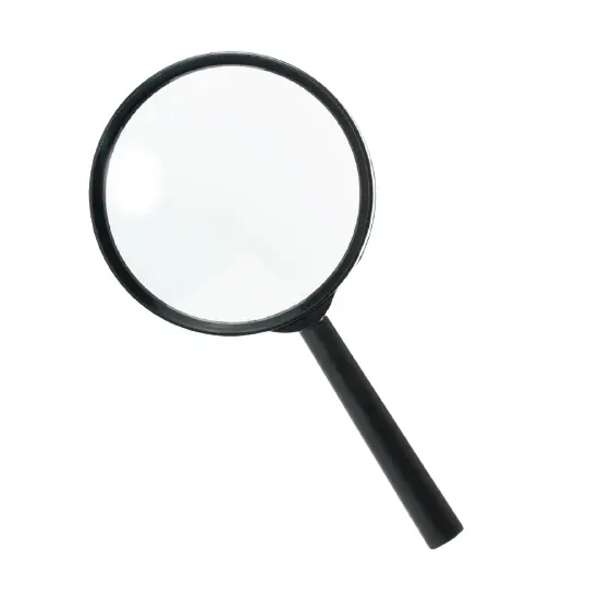 Loupe, diameter 90 mm