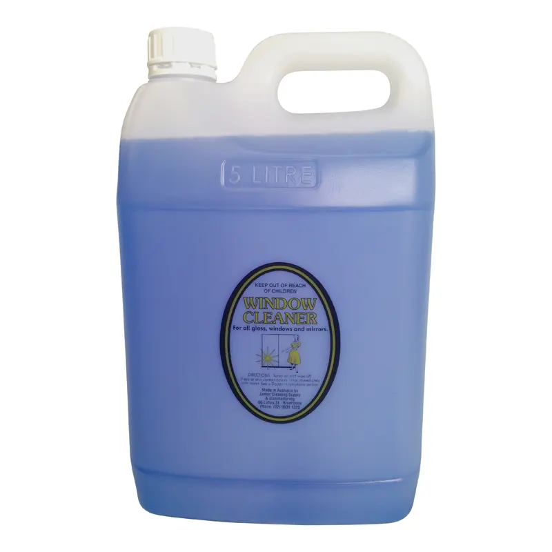 Cleaning liquid for glass surfaces, contains alcohol, 5 l