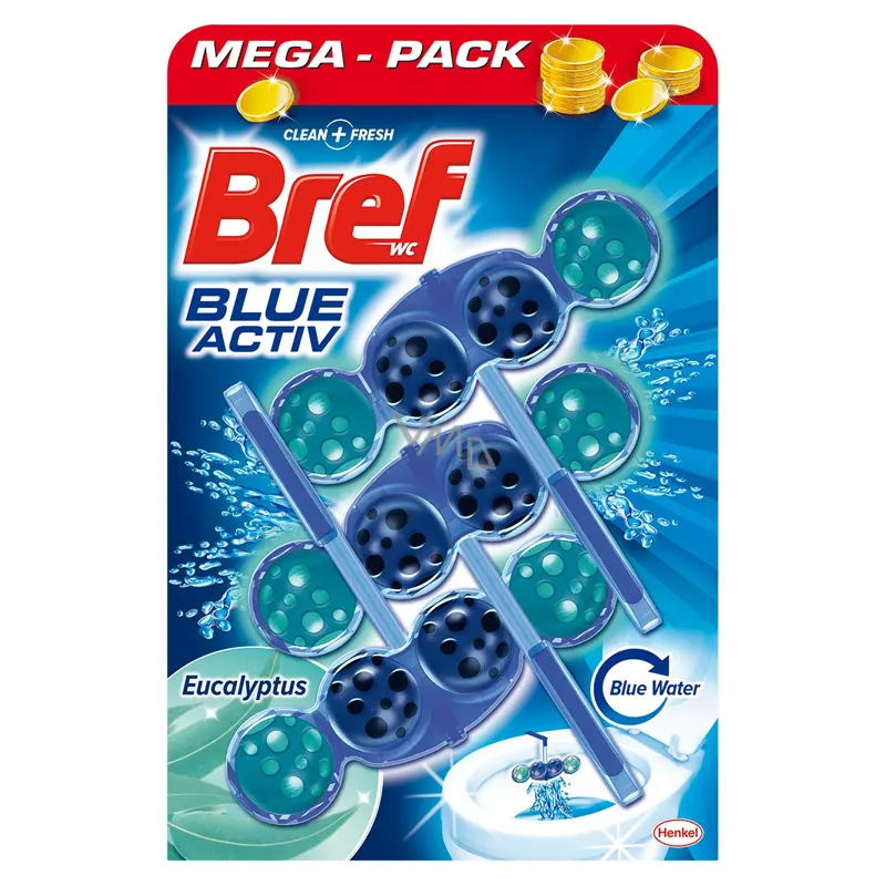 Զուգարանակոնքի աղտահանիչ / օդաթարմեցուցիչ միջոց, 3 շարքով