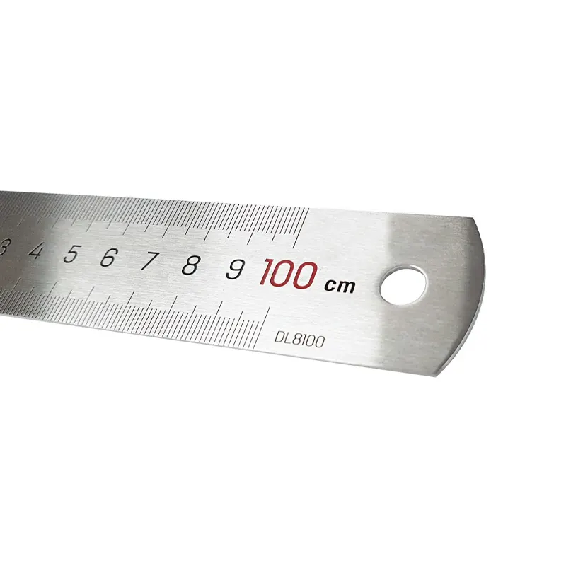 Ruler stainless, 100cm/40 inches