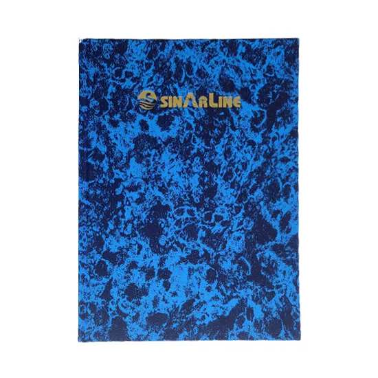 Книга канцелярская, формат А5, твердный переплет, 96 листов (2QR), в линию