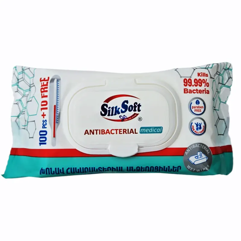 Wet tissues  antibacterial, 110 pcs