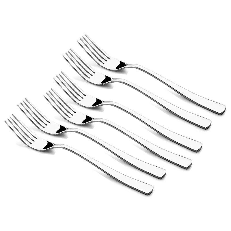 Stainless steel forks, 6 pcs