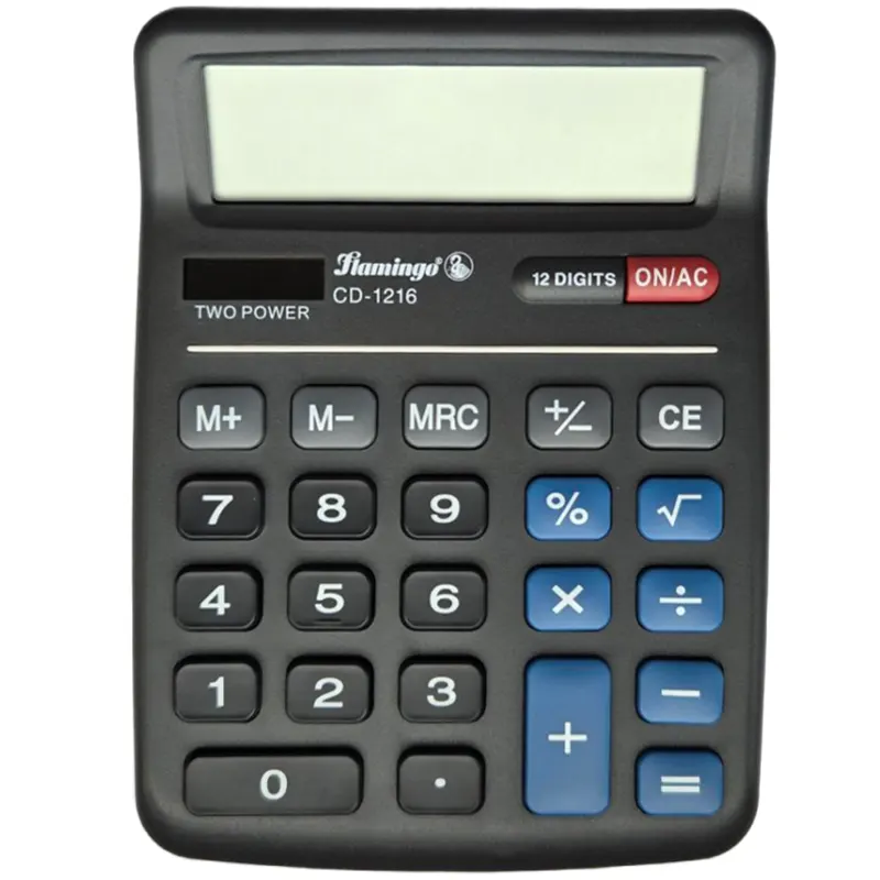 Калькулятор CD 1216, 12 цифр, средний размер (11см*14см)