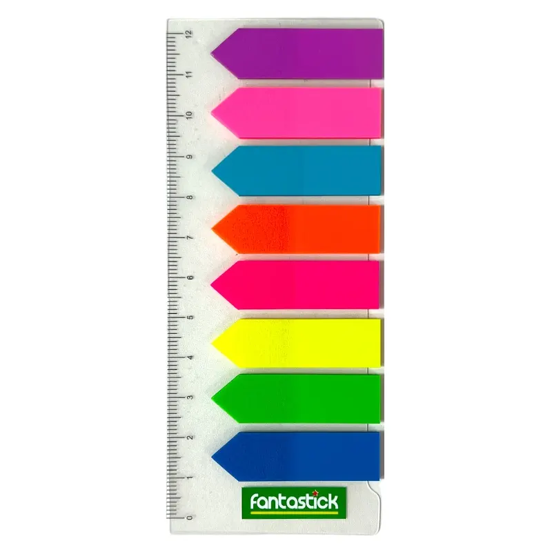 Էջանիշ կպչուն, 45մմ x 25մմ, 8 գույն  50-ական էջ