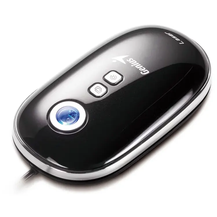 Մկնիկ օպտիկական, լարային, 1600 dpi, Genius Traveler 525 Laser, USB