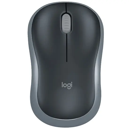Беспроводная мышь Logitech M185 SWIFT, тип подключения: USB, одна батарейка типа АА, серая (L910-002252)