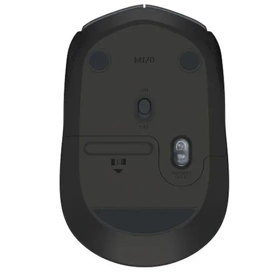 Մկնիկ անլար Logitech Mouse M170, միացումը USB