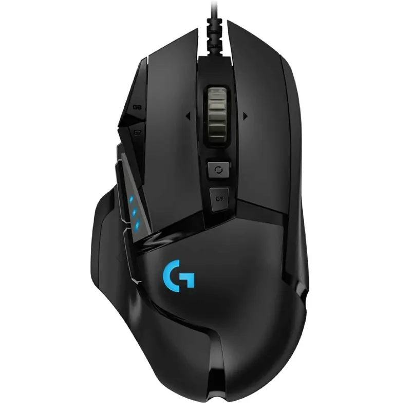 Մկնիկ լարային, 25600 dip, Logitech G502 HERO Gaming, միացման տեսակը USB, սև (L910-005470)